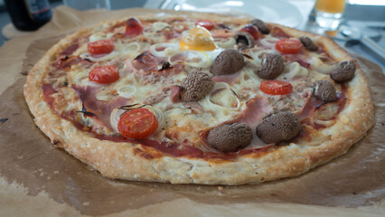 Pizza aus dem Backofen … guten Appetit