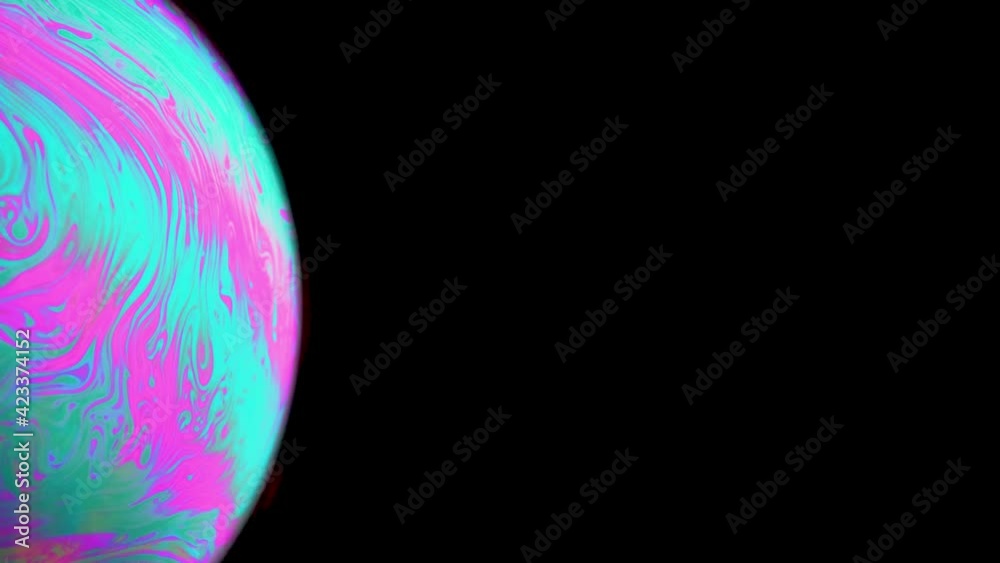 Sticker abstract background planet. globe planet earth in galaxy universe space with sun on black background