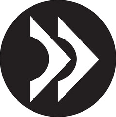 Arrow icon sign design