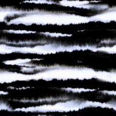 Black, white and grey tie die seamless pattern