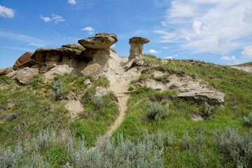 Dinosaur Provincial Park in Alberta Canada