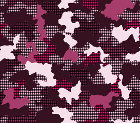 Seamless camouflage pattern, modern camouflage print.