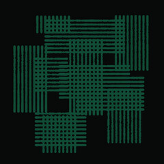 Vector abstract geometric ornament, lines, stripes, grid, lattice. pattern