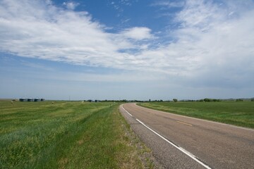 Fototapeta na wymiar Big sky in South Dakota