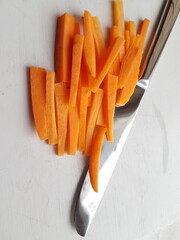carrots on a plate