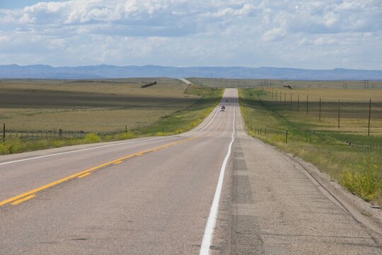 Gilette USA - 26 June 2013 - US Highway 26 In Wyoming USA