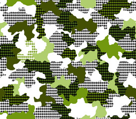 Fototapeta premium Seamless camouflage pattern, modern camouflage print.