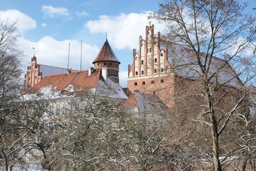 Olsztyn. Zamek Kapituły Warmińskiej. Polska - Mazury - Warmia.