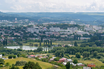 Fototapeta na wymiar View of Kislovodsk town. Stavropol Krai, North Caucasus, Russia.
