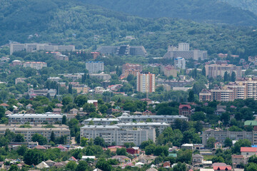 Fototapeta na wymiar View of Kislovodsk town. Stavropol Krai, North Caucasus, Russia.