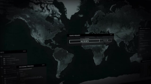 Gaining access to the most advanced spying software. Loading Process. The location of the dangerous serial killer was identified In Los Angeles, USA. Alpha protocol initialization. User Interface.