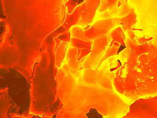 Closeup Banner.  Smoke Retro Artwork. Translucent