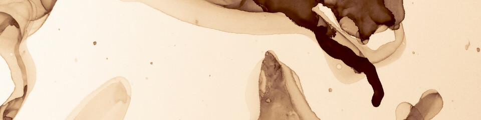 Ink Brown Background. Chicory Color Trendy