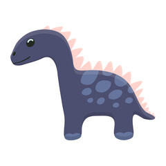 Dinosaur baby jurassic hand-drawn illustration