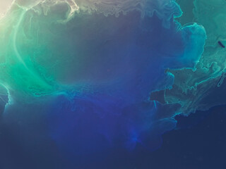 Liquid Design.  Creative Yellow Invitation.