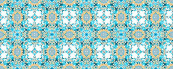 Exotic Endless Material. Abstract Design. Yellow