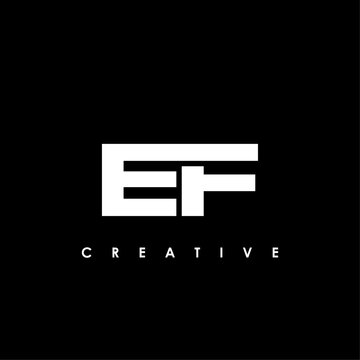 EF Letter Initial Logo Design Template Vector Illustration