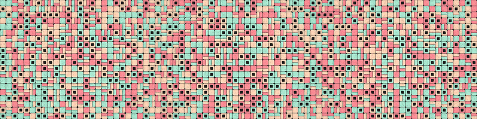 Abstract Geometric Pattern generative computational art illustration