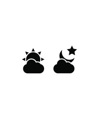 day and night icon,vector best flat icon.