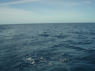 blue sea and sky