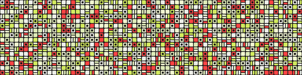 Abstract Geometric Pattern generative computational art illustration