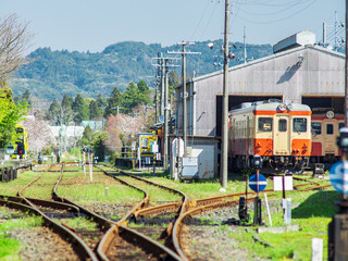 いすみ鉄道　キハ52　大多喜駅