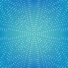 Fototapeta na wymiar Abstract circle pattern, blue radial gradient background, vector illustration