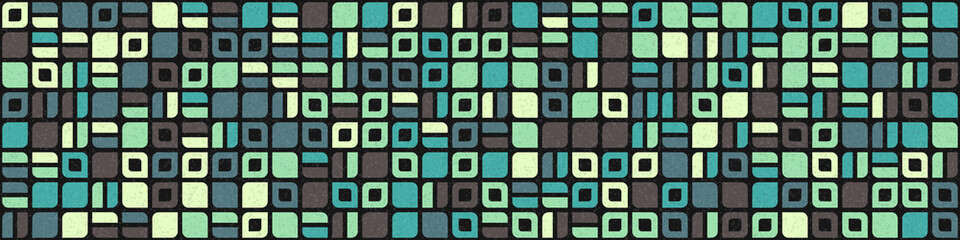 Abstract Geometric Pattern generative computational art illustration