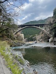Fototapeta premium bridge over the river