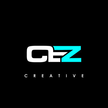 CEZ Letter Initial Logo Design Template Vector Illustration