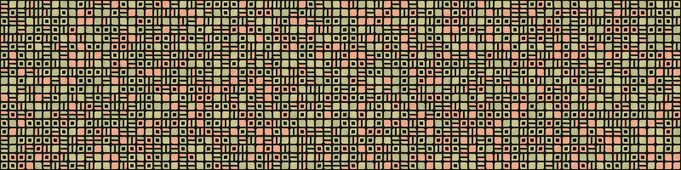 Abstract Geometric Pattern generative computational art illustration