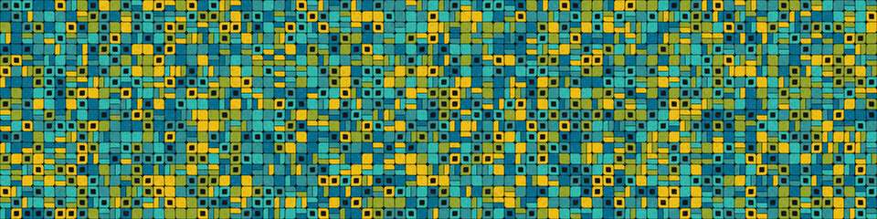 Abstract Geometric Pattern generative computational art illustration