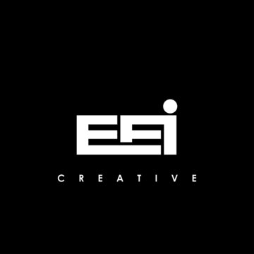 EEI Letter Initial Logo Design Template Vector Illustration