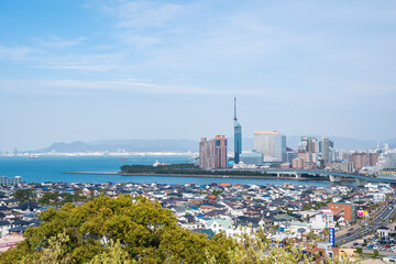 福岡市の街並み