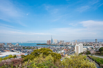 福岡市の街並み