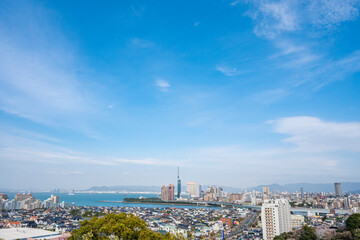 福岡市の街並み