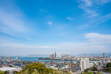 福岡市の街並み