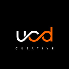 UCD Letter Initial Logo Design Template Vector Illustration