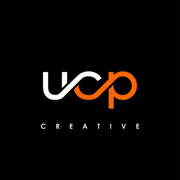 UCP Letter Initial Logo Design Template Vector Illustration
