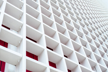 white wood lattice building background