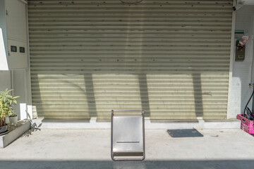 street and urban in the day - can Advertisement for display or montage product or business.