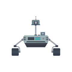 Fototapeta premium Mars exploration rover, vector illustration