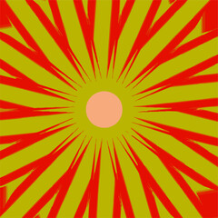 Multicolor mandala with geometric patterns. abstract background. 