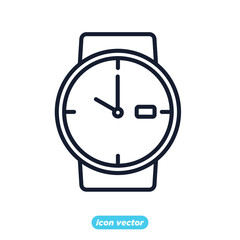 time smart watch icon. watches symbol template for graphic and web design collection logo vector illustration