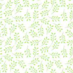 Green Leaves Pattern