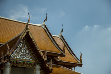 Fototapeta na wymiar Wat Suwannaram - Buddhist temple in Bangkok, Thailand