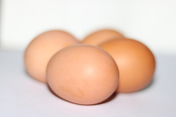 egg on the table background