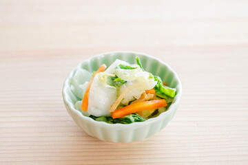 白菜の浅漬け