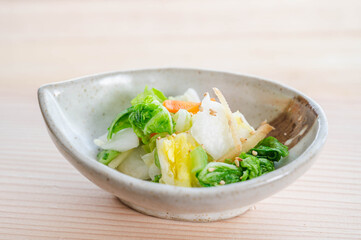 白菜の浅漬け