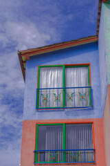 hogar colorido en un pueblo llamado Guatapé de Colombia